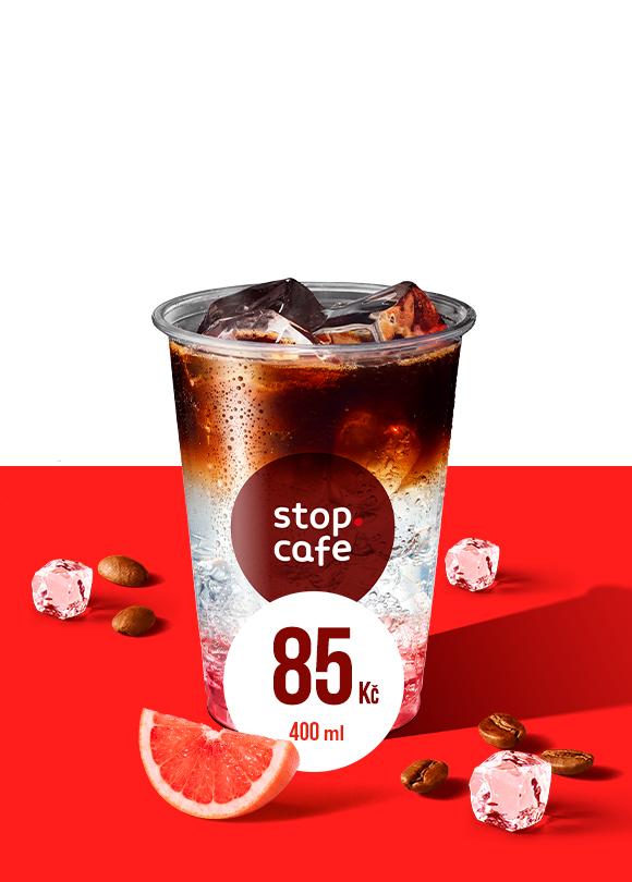 Grepový espresso tonic